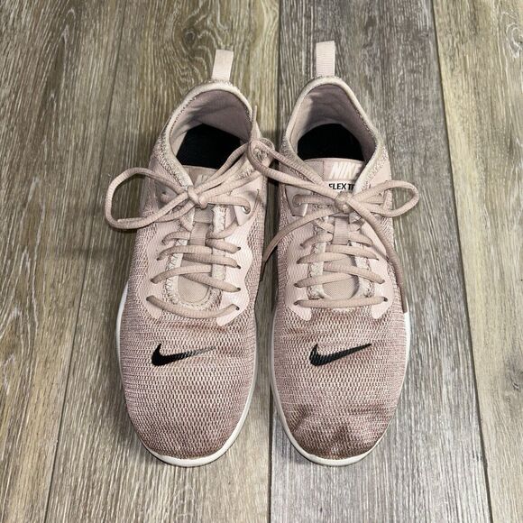 Nike Women's US Size 9 Flex Trainer 9 Cross Running Shoes AQ7491 200 Pink Black - Picture 4 of 11